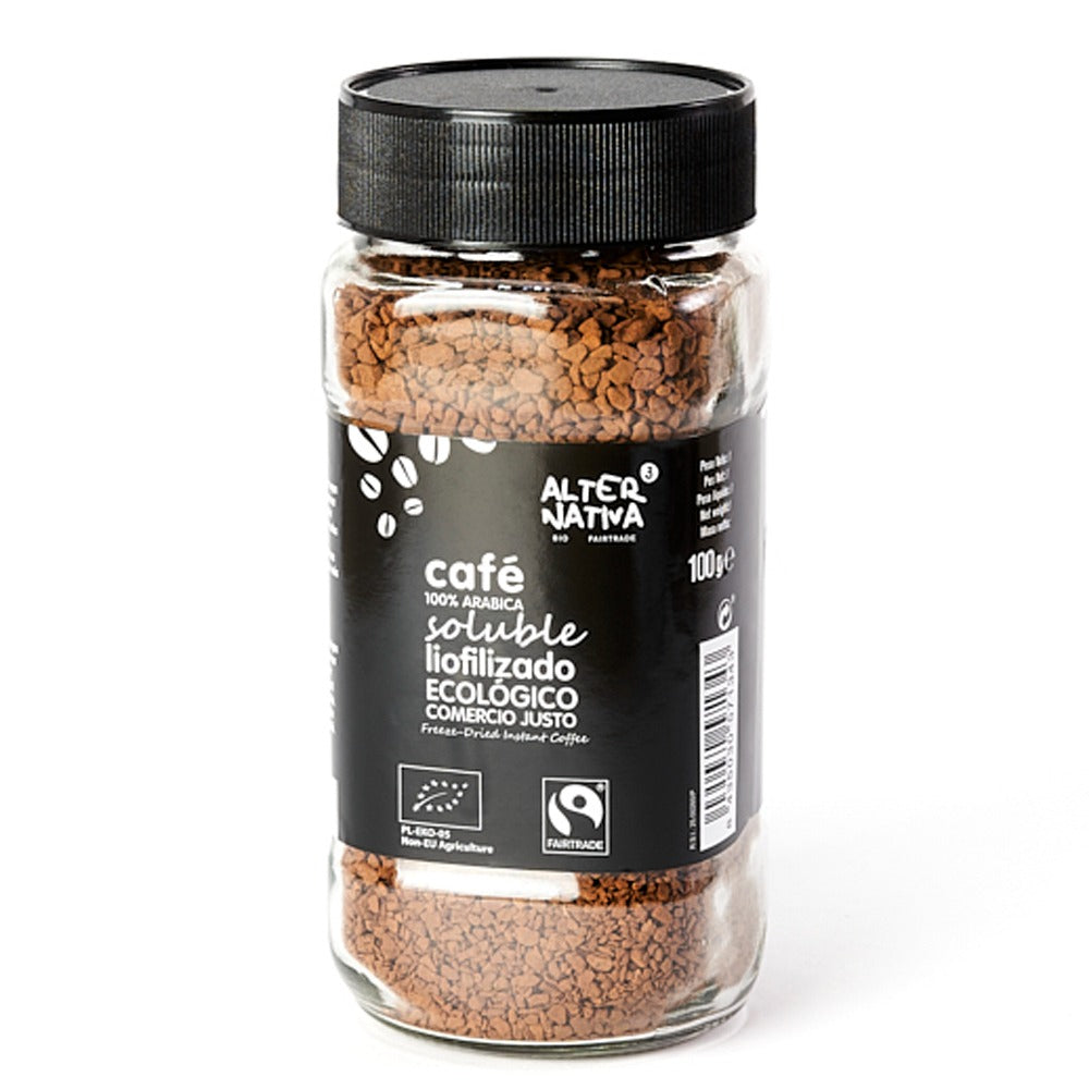 Alternativa3, ΒΙΟ & Fair Trade Στιγμιαίος Καφές Freeze-Dried, 100γρ