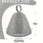 TEMU sauna hat, 1-piece accessory, soft fabric with a snug fit for heat protection during sauna sessions