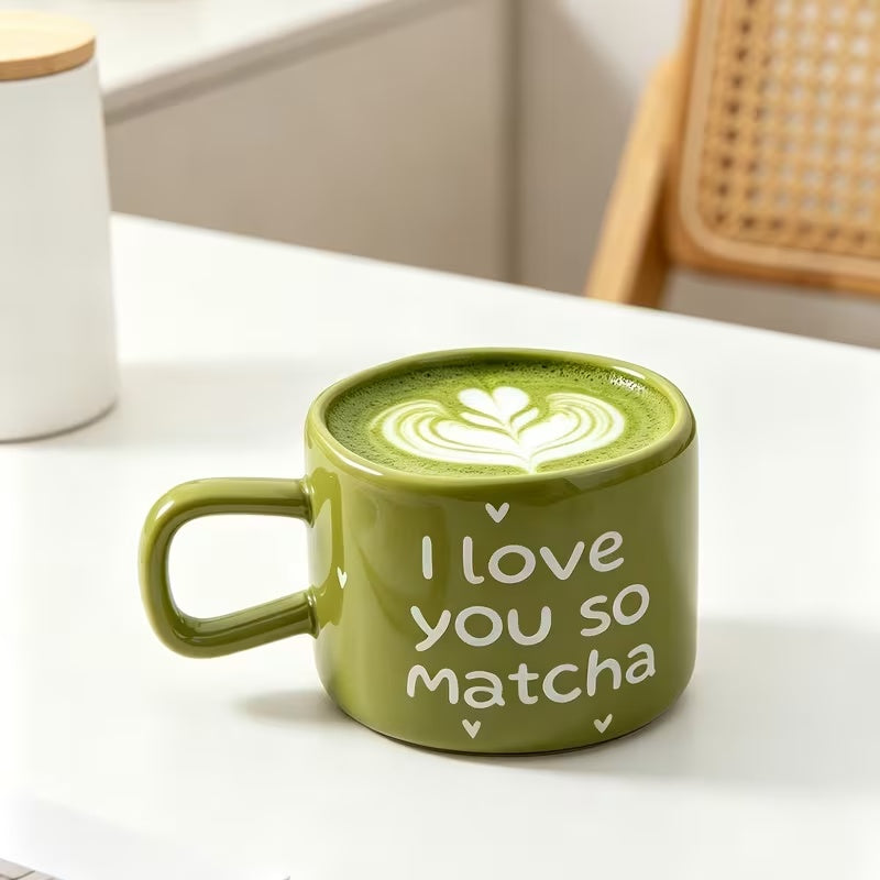 I Love You So Matcha Mug – Green