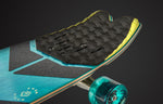 Viking Fitness 34-inch Forest surfskate skateboard by Aztron® with wooden deck and grip tape for smooth riding and tricks