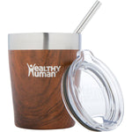 Healthy Human Cruiser Tumbler 12oz harvest maple drink accessory with a sleek design and durable construction.