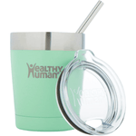 Healthy Human Cruiser Tumbler 12oz/354ml in Sea Mist, reusable drink accessory with a sleek design for hot and cold beverages.