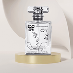 Green Life Cyprus Uranus Edition perfume bottle with green liquid and sleek design, inspired by Baccar@t fragrance.