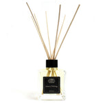 AW Gifts 200ml Lemon & Nutmeg essential oil reed diffuser with glass bottle and reed reeds for home fragrance.
