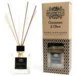 AW Gifts 200ml Cinnamon & Clove Essential Oil Reed Diffuser accessory with glass bottle and reed sticks for home fragrance.