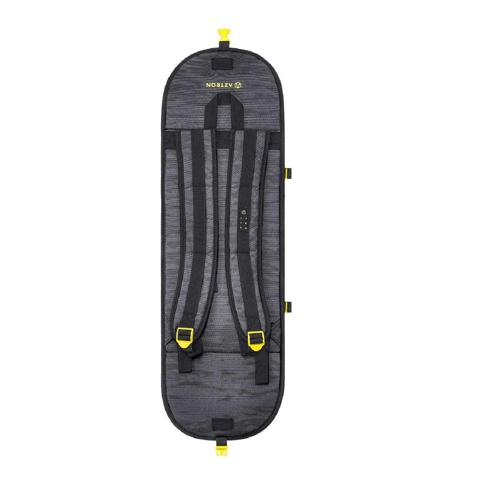 Viking Fitness backpack skateboard with vibrant Aztron® graphic design, featuring a sturdy bag and a colorful skateboard deck.