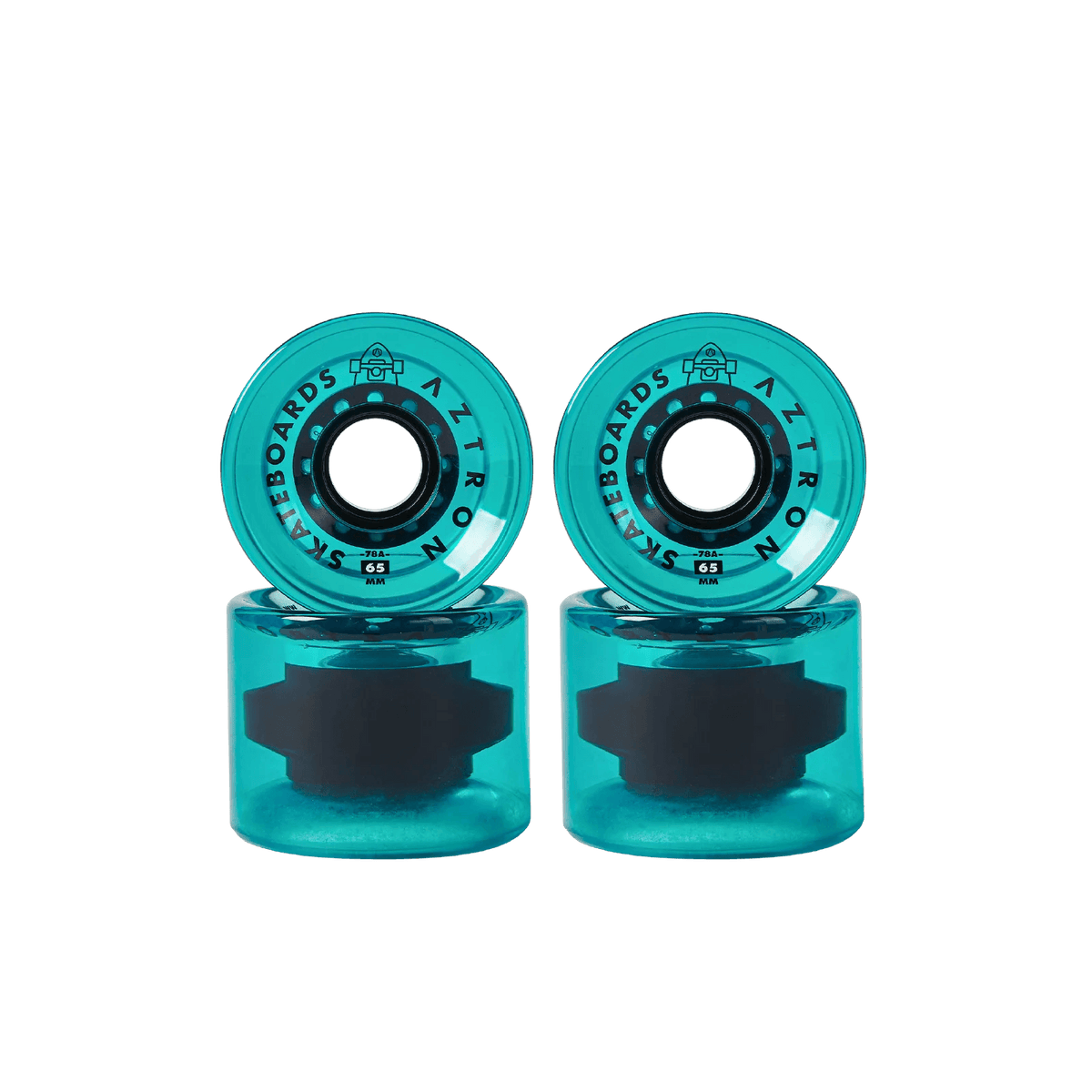 Viking Fitness Surfskate Wheels Atlas Green set with vibrant green color and durable design for smooth rides and control.