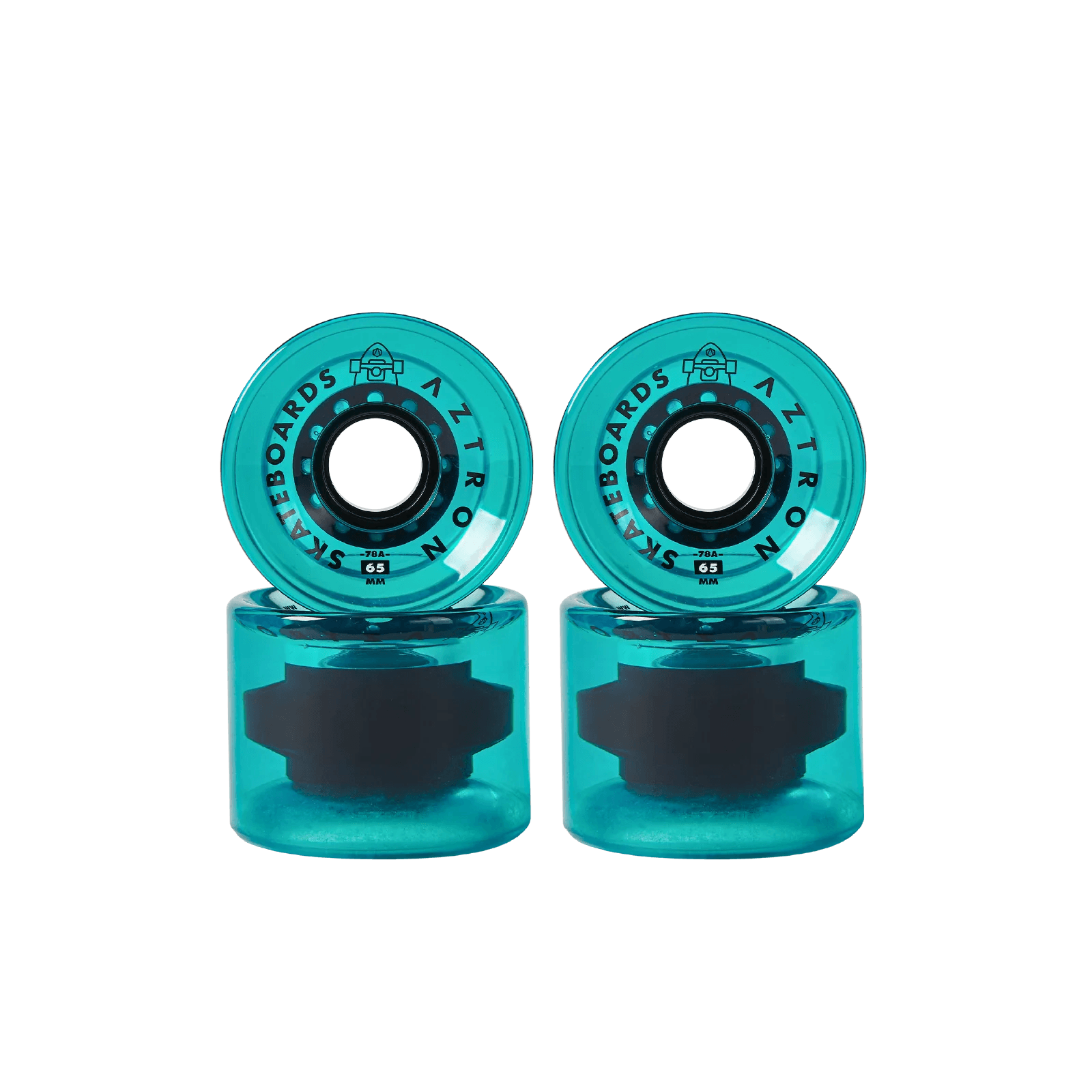 Viking Fitness Surfskate Wheels Atlas Green set with vibrant green color and durable design for smooth rides and control.