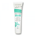 Zeo-Medic natural toothpaste with zeolite, mint and sage flavor, 75 ml, showing the tube with mint and sage illustrations