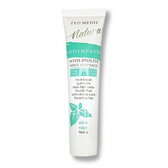 🌿 Zeo-Medic Natural Toothpaste with Zeolite  Mint & Sage Flavor | 75 ml - GREEN LIFE CYPRUS
