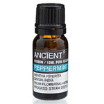 Bottle of AW Gifts Peppermint Essential Oil in a 10ml glass container, used for skin care and aromatherapy purposes.