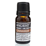 AW Gifts cinnamon essential oil in a 10ml bottle, natural skin care product with aromatic cinnamon scent and therapeutic benefits.