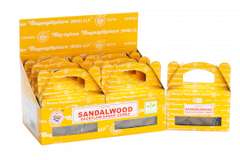 AW Gifts, Box of 24 pcs Satya Sandal Wood Backflow Dhoop Cone - GREEN LIFE CYPRUS