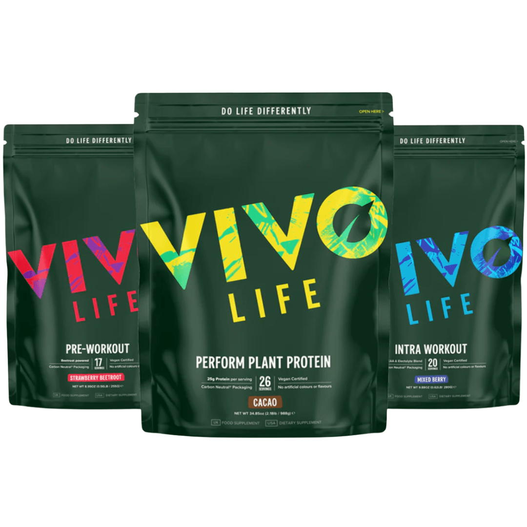 Vegan Fitness Bundle by BUNDLE includes plant-based protein powders, supplements, and workout accessories for a healthy lifestyle.