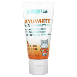 NOW Foods, Xyli-White, Kids Toothpaste Gel, Orange Splash, 3 oz (85 g)