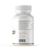 Green Life Magnesium Glycinate Complex herbal supplement bottle with 90 vegan capsules, featuring magnesium, vitamin B6, and piperine.