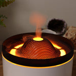 Large Volcano Effect Aroma Diffuser by AW GIFTS, plug-in accessory with two color options, showcasing the decorative diffuser design.