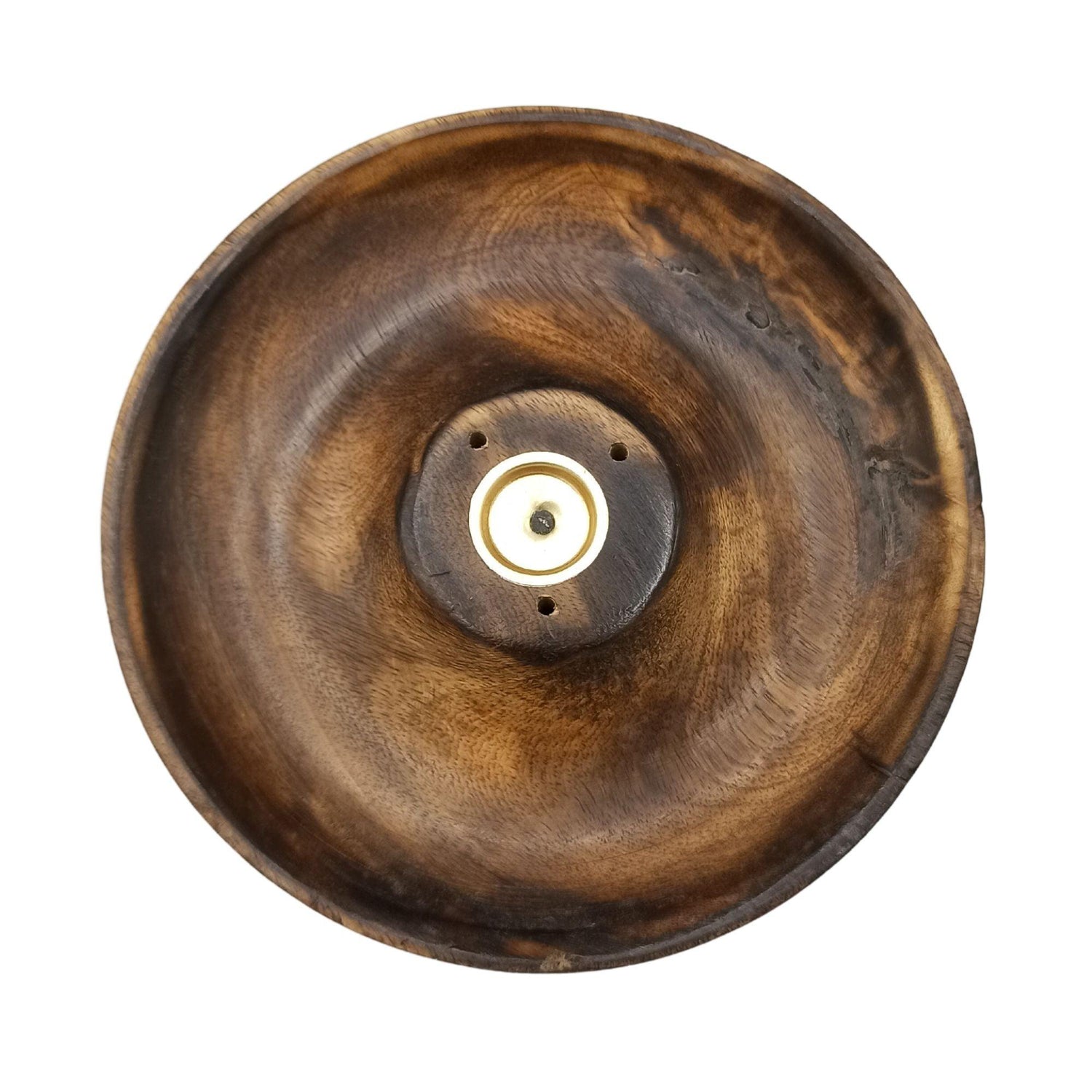 Plain incense stick and cone burner disc from AW Gifts, an accessory for burning incense with a simple, flat design.