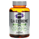 NOW Foods Sports CLA Extreme supplement softgels by MKSTAVRINOS, showing 90 softgel capsules on a white background.