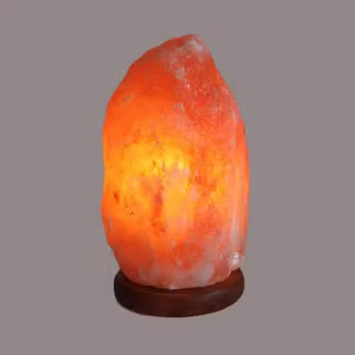 Natural Himalayan Salt Lamp with Base – Approximately 2–3kg