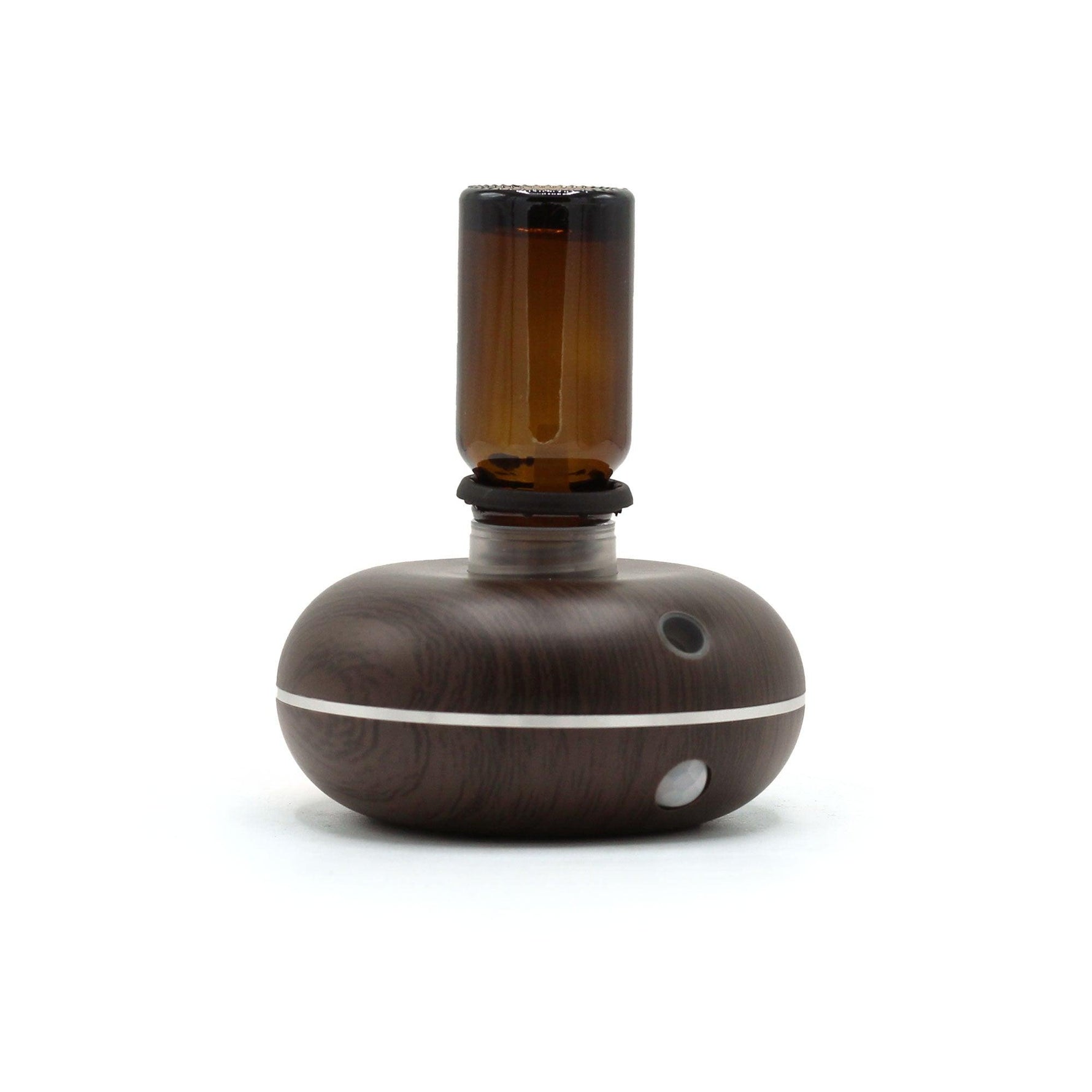 AW GIFTS Mini Waterless Oil Nebulizer accessory with motion detector, USB A to C cable, compact and modern design.