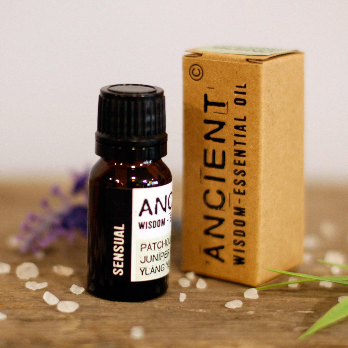 AW Gifts Sensual Essential Oil Blend skincare product in a 10ml box, featuring a natural, aromatic essential oil for skin care.