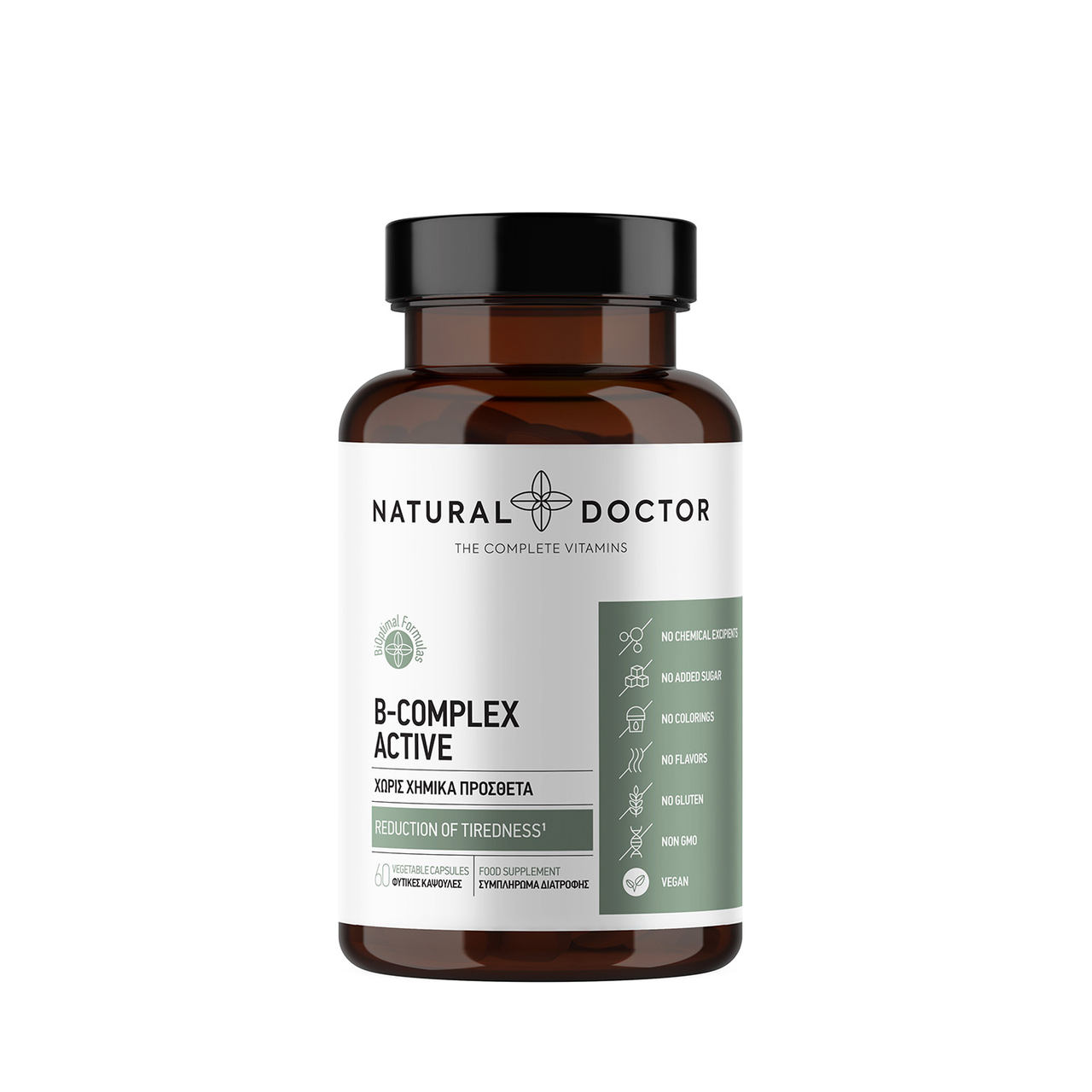 Natural Doctor, B-Complex Active 60Capsules