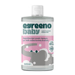 Egreeno Baby Foam Bath in a 500 ml bottle, unscented, with soft foam and gentle formula for delicate baby skin.