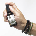 AW Gifts Nordic Spruce Beard Oil in 50ml bottle, natural hair care product for beard regeneration with nourishing ingredients.