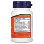 MKSTAVRINOS NOW Foods digestive system supplement bottle with 90 vegetarian capsules and label details.