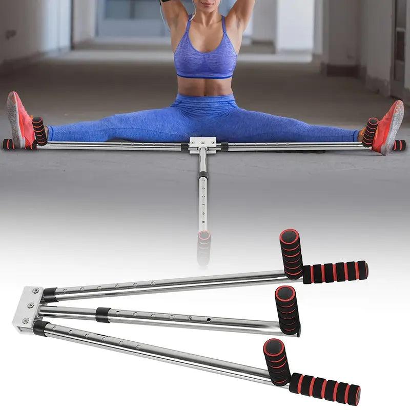 Foldable leg strengthener accessory by TEMU with adjustable length and padded support for leg exercises and rehabilitation.
