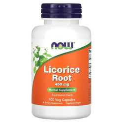 NOW Foods, Licorice Root, 450 mg, 100 Veg Capsules