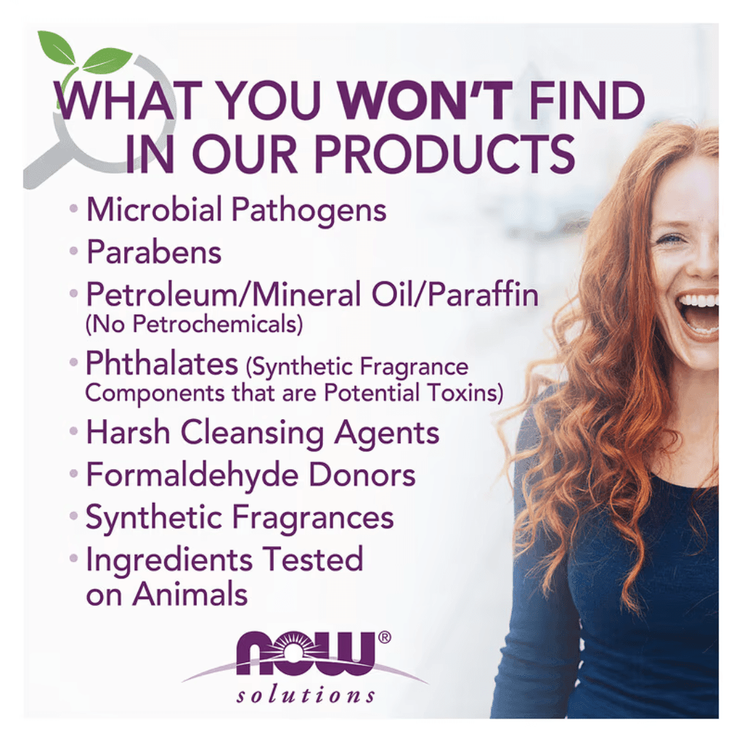 Mouthwash bottle labeled NOW Foods Solutions XyliWhite Coconut Oil Mint toothpaste gel, 1 oz (28 g), with mint flavor and coconut scent.