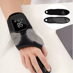 TEMU high-performance electric wrist and arm massager with hot compress, automatic kneading therapy for muscle relaxation.