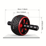 TEMU abdominal wheel exercise accessory with handles and rolling wheel for core strengthening workouts.