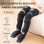 Electric full-leg wrapping massager with adjustable intensity and heat therapy, by TEMU, designed to soothe leg muscles.