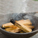 AW Gifts green tree Palo Santo sticks, incense accessory with natural wood appearance and eco-friendly packaging.