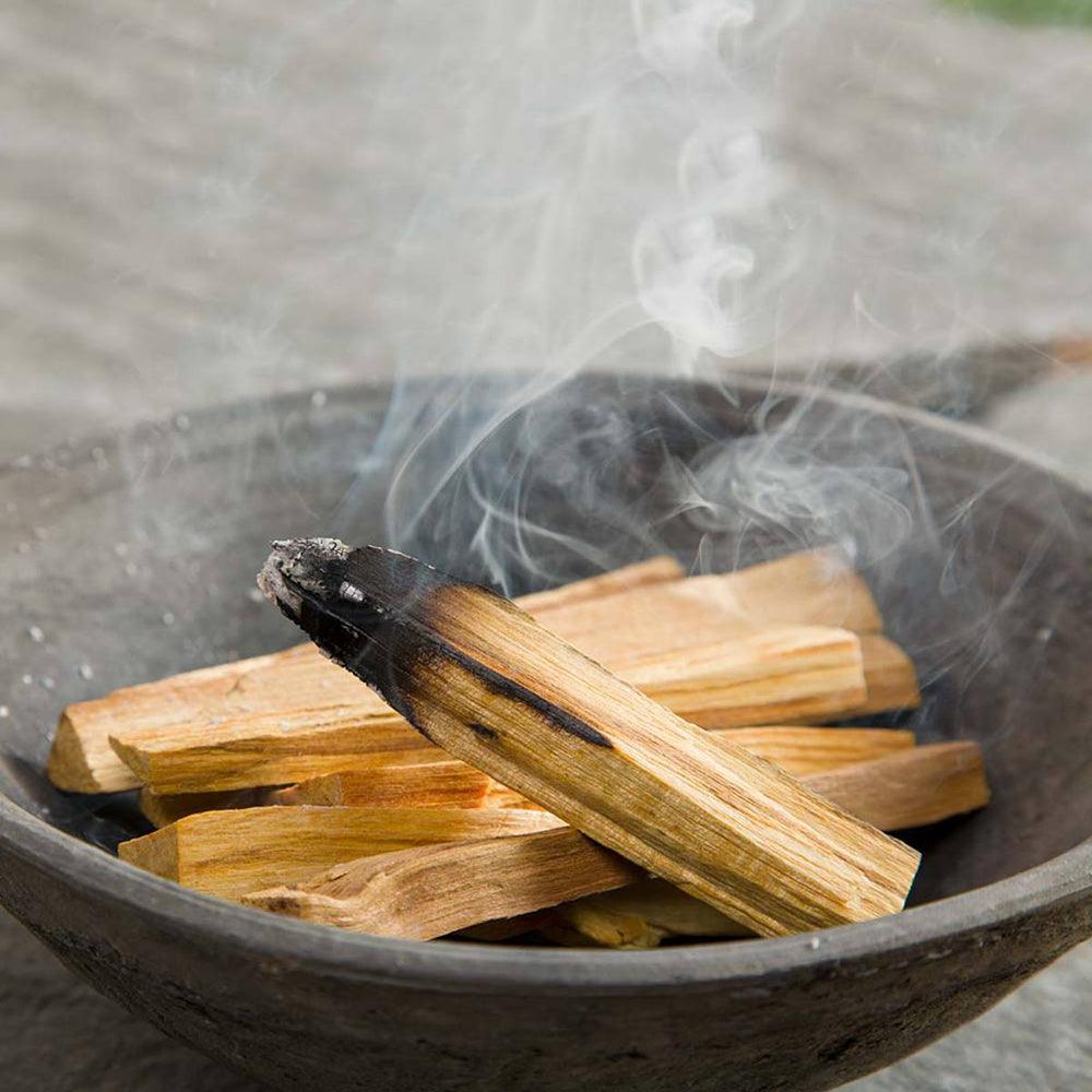 AW Gifts green tree Palo Santo sticks, incense accessory with natural wood appearance and eco-friendly packaging.
