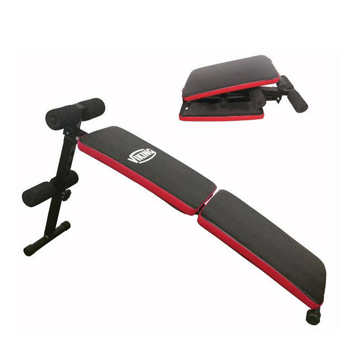 Viking Fitness Viking SUB 12 adjustable abdominal workout bench with padded seat and backrest for core training.