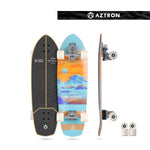 Viking Fitness Aztron IN.SCAPE 32-inch surfskate skateboard with sleek design and durable deck for smooth riding.