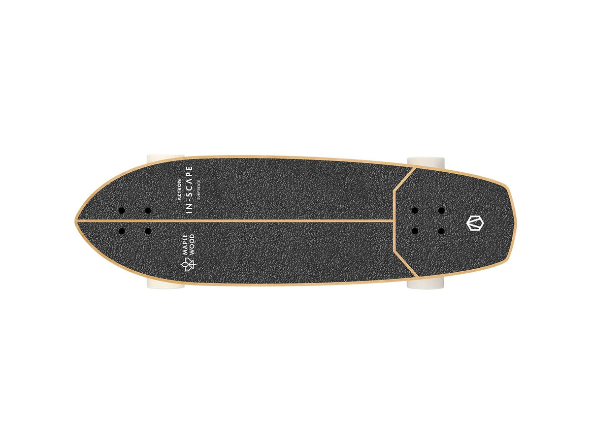 Viking Fitness IN.SCAPE 32-inch surfskate skateboard by Aztron® with a sleek deck and custom grip tape for surfing-inspired riding.