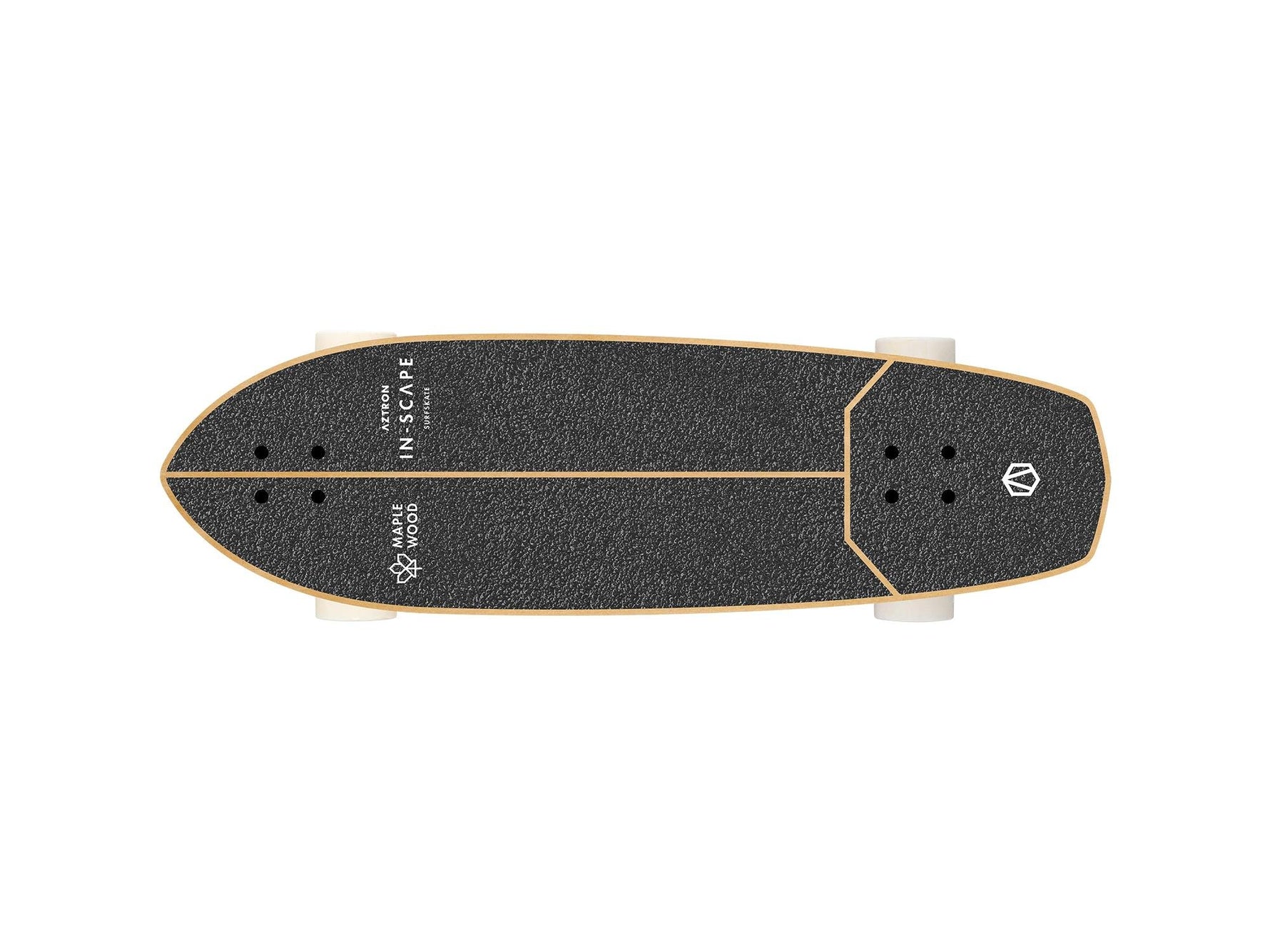Viking Fitness IN.SCAPE 32-inch surfskate skateboard by Aztron® with a sleek deck and custom grip tape for surfing-inspired riding.