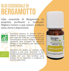 Gisa Wellness - SENTIERI AGRUMATI - Kit di 3 Oli Essenziali da [5ml] - 100% puri,naturali e BIO di Bergamotto, Arancio Dolce e Mandarino Verde - per Aromaterapia - Benessere e Relax - Made in Italy - GREEN LIFE CYPRUS