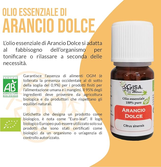 Gisa Wellness - SENTIERI AGRUMATI - Kit di 3 Oli Essenziali da [5ml] - 100% puri,naturali e BIO di Bergamotto, Arancio Dolce e Mandarino Verde - per Aromaterapia - Benessere e Relax - Made in Italy