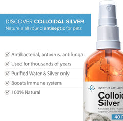 Institut Katharos, Premium Colloidal Silver 40ppm 500mL