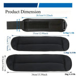 Black adjustable ankle and wrist weights from TEMU, durable fitness accessory for gym, yoga, and cardio workouts.