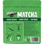 Herbalistas PerfectTed BIO Ceremonial Grade Matcha powder in 30g container, vibrant green matcha powder for traditional tea preparation