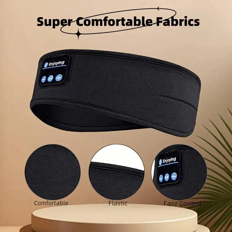 TEMU sports headband sleep headphones for yoga and outdoor fitness, featuring built-in call and music listening capabilities.
