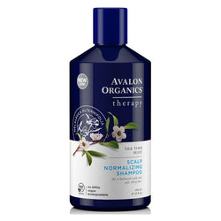 Therapy Tea Tree Mint Scalp Normalizing Shampoo Melaleuca Alternifolia, 414 ml - Avalon Organics