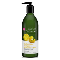 Hand & Body Lotion, Refreshing Lemon, 340g - Avalon Organics